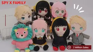 Spy X Family Plush Stuffed Toys Anya Yor Loid Forger