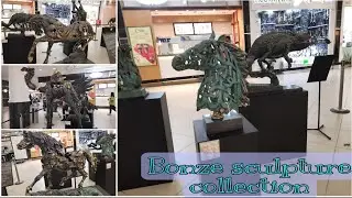 The bonzer sculpture collection on display at City center Mall