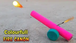 How to make powerful Canon at home | holi special gulal canon , fire Canon , cracker experiment