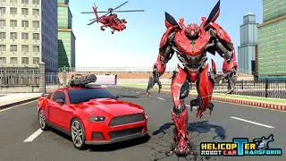 Police Helicopter Robot Car Transform (InterBolt Games) | Android Gameplay HD