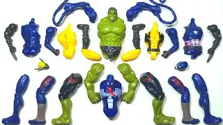 Hulk venom wolvren captain America superhero avenghers toys assemble toys acatio figure