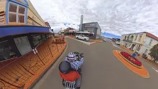 Harley Sports Glide rural ride to Feilding. Relaxing cruise 