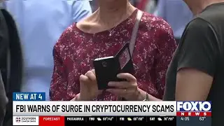 FBI warns of surge in cryptocurrency scams