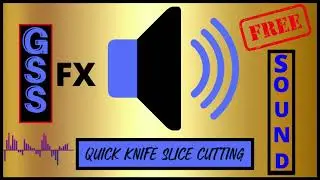 quick knife slice cutting - Sound Effect HD (No Copyright Sound)