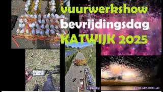 (Pyrofreaks) KATWIJK +Evento & XENA-Fireworks/VUURWERKSHOW  BEVRIJDINGSDAG 2025