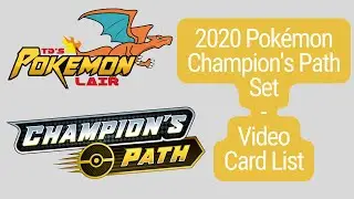 2020 Pok&eacute;mon Champion's Path Set Video Card List