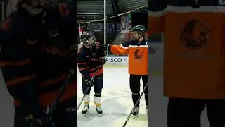 Bijna bloed, zeker zweet & bikkelharde bodycheck tijdens een lesje ijshockey #hoemoeilijkkanhetzijn?