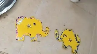 Festival elephant craft for kids #ElephantCraft #CreativeKids #AnimalCraftsForKids #diwalicraft