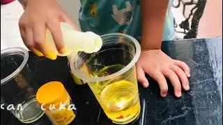 Lava Lamp Prakarya Anak TK Tutorial