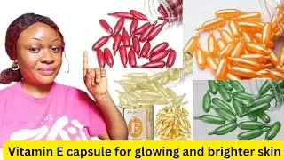 How to use Vitamin E capsule for glowing & brightening skin |Which colour works better ?| How to use