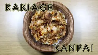 Japanese Bento Kakiage Don / What does it mean Kanpai?