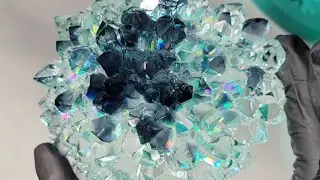 Let's make some crystals / freestyle resin crystal pouring
