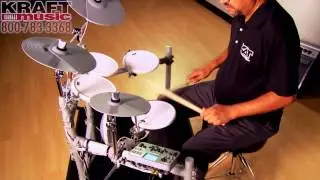 Kraft Music - KAT Percussion KT2 Digital Drum Set Performance with Mark Moralez