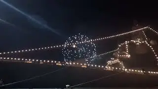 横須賀カウントダウン　船の汽笛と花火（※音量注意　いやまじで本当に）