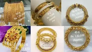 Latest Gold Bangle with WEIGHT and PRICE