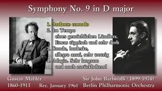 Mahler: Symphony No. 9, Barbirolli & BPO (1964) マーラー 交響曲第9番 バルビローリ