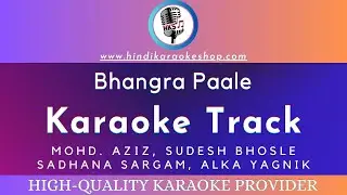 Bhangra Paa Le Karaoke With Lyrics | Karan Arjun | HD Karaoke Song