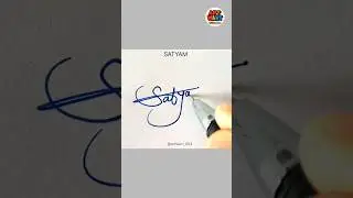 Satyam name signature style