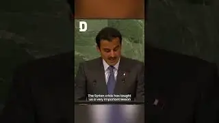 &lsquo;International Community ignoring sacrifices made by Syrians&rsquo; - Qatar&rsquo;s Amir | UN General Assembly