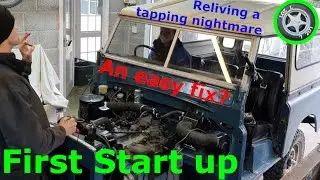 2.25 petrol tapping on first start up - Adjusting rocker clearance - 39 Land Rover Series 3 Project