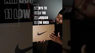2 ways to style the Air Jordan 11 low &ldquo;Bred&rdquo; 2025 #jordans #jordan11 #sneakers #youtubeshorts