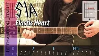 Sia - Elastic Heart | simple guitar lesson