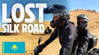 Riding Our Motorcycle To A Lost Silk Road City!  RTW [S3 EP4]