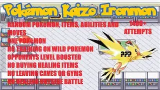 ZAPDOS?! HELP! - POKEMON KAIZO IRONMON FIRERED
