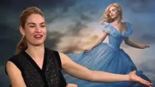 Lily James Cinderella Interview Part 1