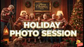 Holiday Photo Session | Cheerful Christmas Card Music | Family Festive Background