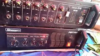 Stanger Amplifier PBT 701 MCA 516 DP 150 LIVE SOUND