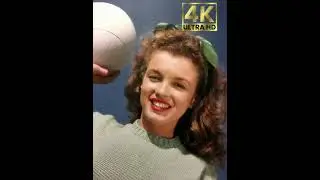 Marilyn Monroe 4K Restoration | Rare Vintage Hollywood Film | AI Enhanced Classic Movie
