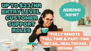 UP TO $23/HR FULLY REMOTE CUSTOMER SUPPORT JOBS HIRING NOW! | WFH JOBS 2025