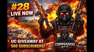 BGMI PLAY WITH RANDOMS | COMMANDO 67 YT | #28 LIVE NOW | #bgmi #live #shortfeds #trending