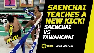 Saenchai VS. Tawanchai | PLUS! Saenchai Teaches New Kick Technique