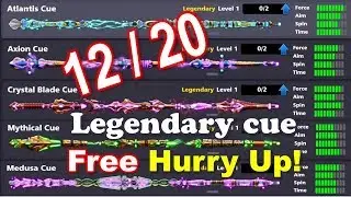 How To Get 12 Legendary Cue Free 😘 Hurry Up !