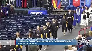Lubbock Christian University holds commencement at Rip Griffin Center