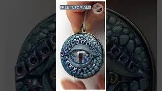 🎁Create One Of A Kind Gifts! FREE Polymer Clay Dragon Eye Tutorials!