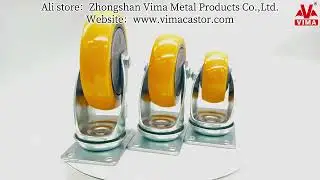 VIMA Rubber Swivel plate Medium duty caster