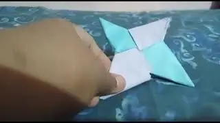 How to make NINJA STAR with just a sheet of A4 sheet of paper |  Final Part 