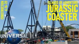 Jurassic Construction, Universal Islands of Adventure, Velocicoaster - 6/16/20
