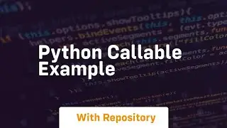 python callable example