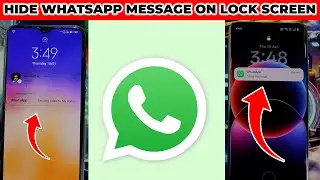 Redmi/Poco Hide Whatsapp Messages On Lockscreen|Whatsapp Message Notification Hide Kaise Kare Redmi