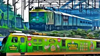 VAIGAI MEETS VAIGAI SUPERFAST EXPRESS | INDIAN RAILWAYS