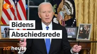 US-Präsident Biden tritt ab mit einer Warnung: die komplette Abschiedsrede im englischen Original