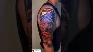 Mom's Tattoo Ink Sponsored Artist - JJ Hall Using Mom&rsquo;s Blacklight Sensitive Nuclear Colors!