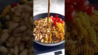 Паста с нежной капустой кале и грибами 🤯 #Шорты