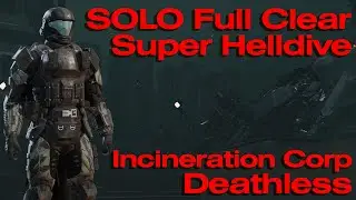 Helldivers 2 - Sabotage Air Base - Solo Deathless Full Clear - Difficulty 10 Mega City IC Gameplay