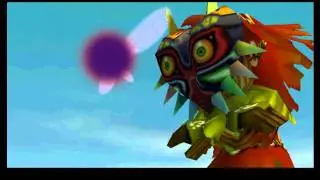 Zelda Majora's Mask. Early Skull Kid Fight