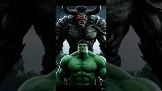 Hulk Ne Bachayi Gao Ko Rakhshas Se | Hulk vs Monster #hulk #aihulk #desihulk #hulkvsmonster #hulkai